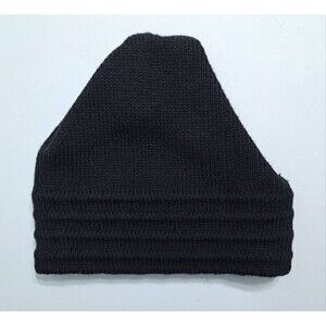 Wool Wigwam Mills Winter Beanie Knit Black Made in USA Ski Gorpcore Vintage